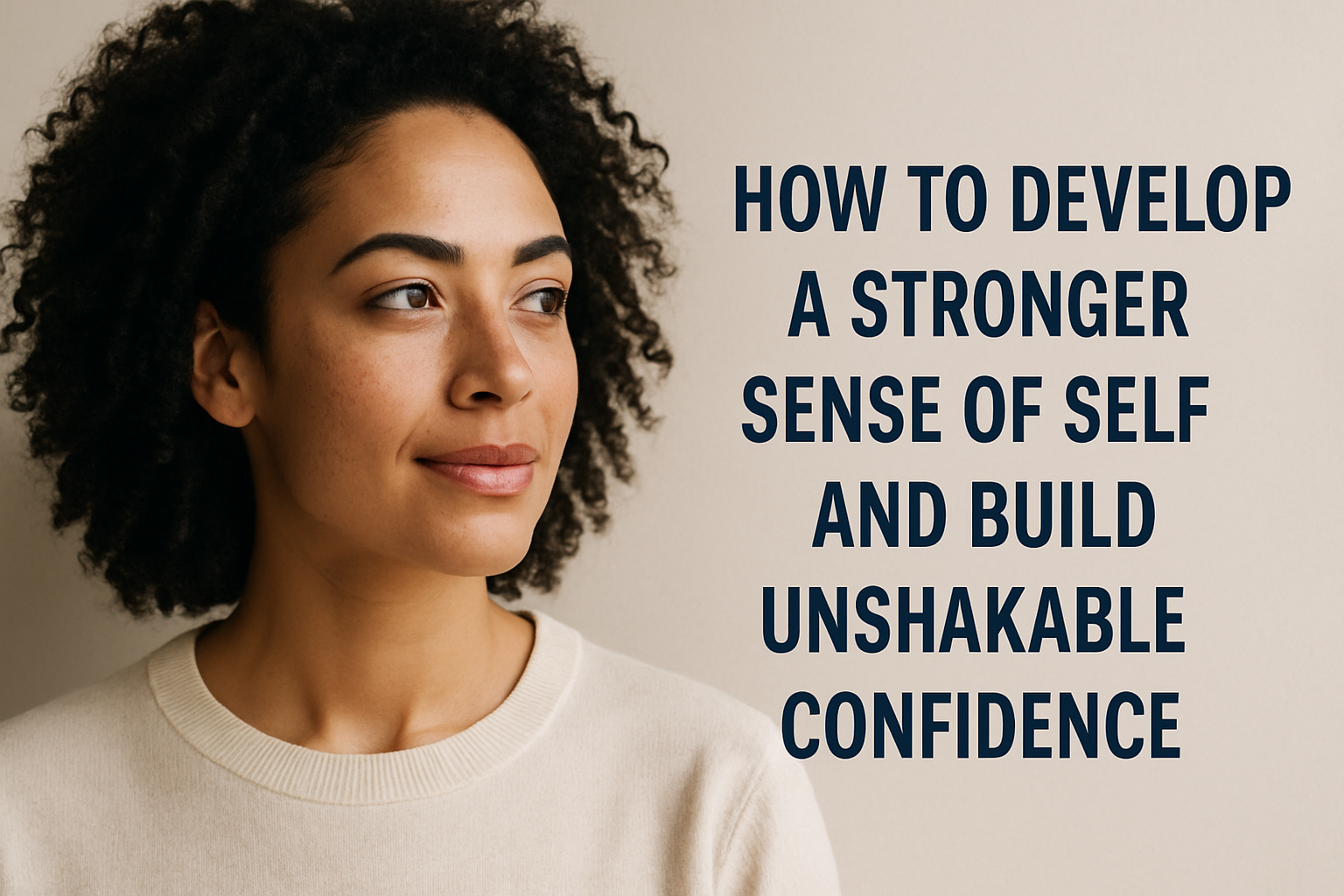 How to Develop a Stronger Sense of Self and Build Unshakable Confidence