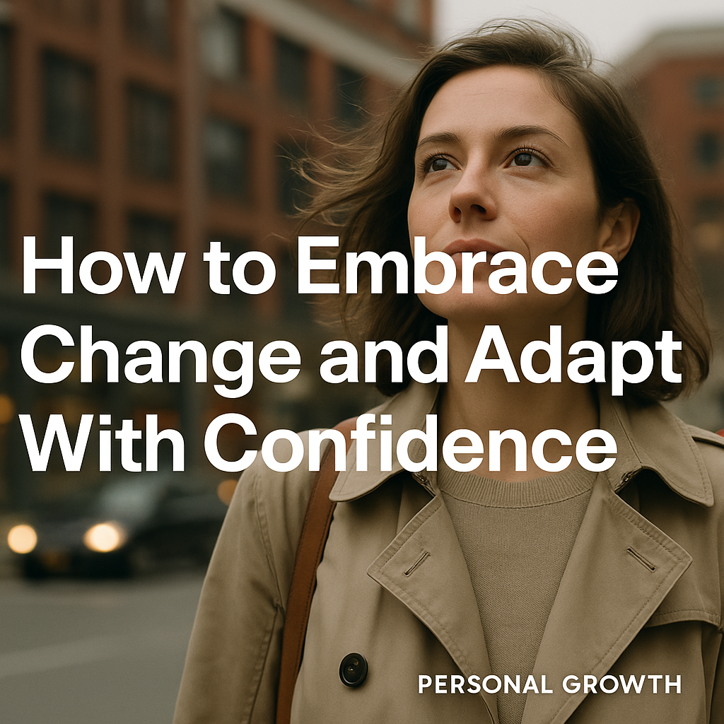 How to Embrace Change and Adapt With Confidence