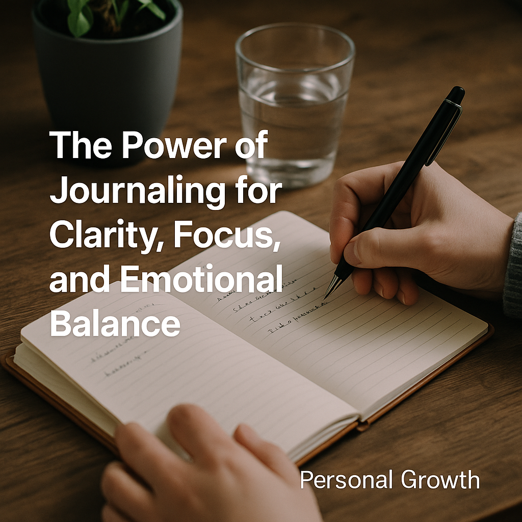 The Power of Journaling for Clarity, Focus, and Emotional Balance